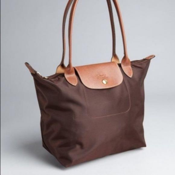 Longchamp Handbags - Longchamp brown shoulder bag